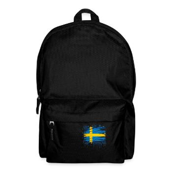 Sverige Sweden Flag Schweden Flagge - Backpack - black - Front
