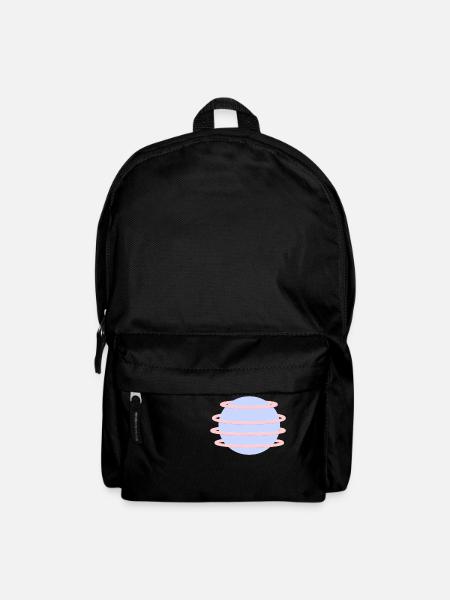 Retro orb simple design for art purists! - Backpack - black