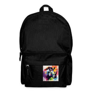 Rhinocéros - Sac à dos - noir - Devant