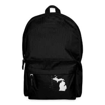 Michigan (United States) | real volleyball | Map Sct - Backpack - black - Front