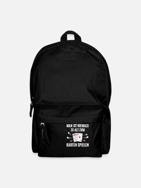 Jouez aux cartes - Sac à dos - noir