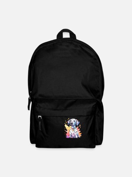 Dalmatian Watercolors - Backpack - black