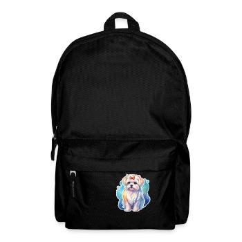 Malteser Wasserfarben - Rucksack - Schwarz - Vorne