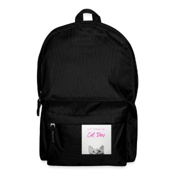 CATS DAY HAPPY INTERNATIONAL - Backpack - black - Front