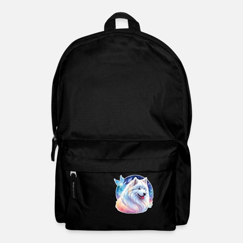 Samojede Wasserfarben - Rucksack - Schwarz