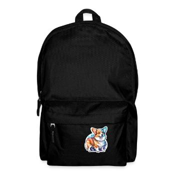 Welsh Corgi Pembroke Watercolor - Backpack - black - Front