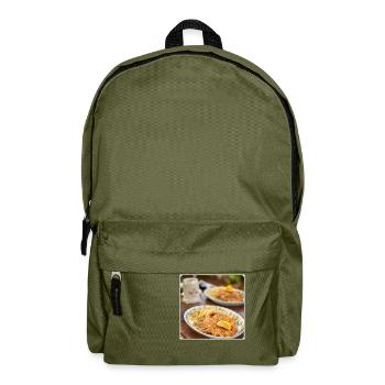 The love of the schnitzel, the last true artists - Backpack - olive green - Front