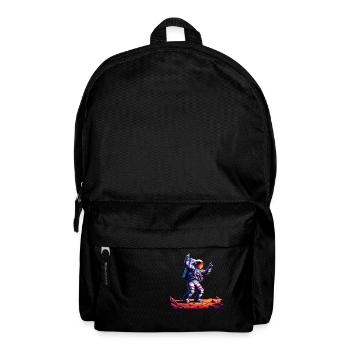 Eine Weltraumreise, Astroanut Mondplanet - Rucksack - Schwarz - Vorne