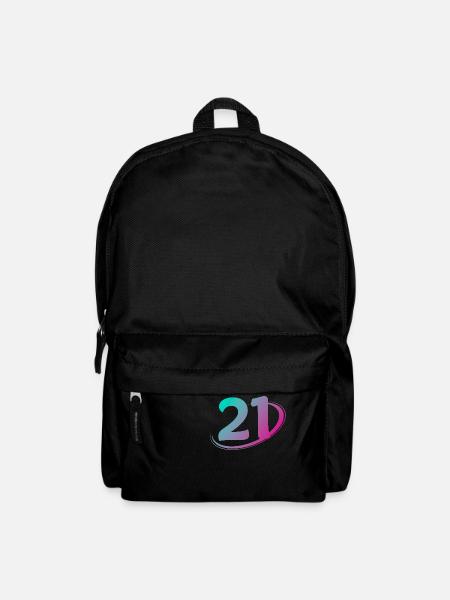 Numéro 21 multicolore - Sac à dos - noir
