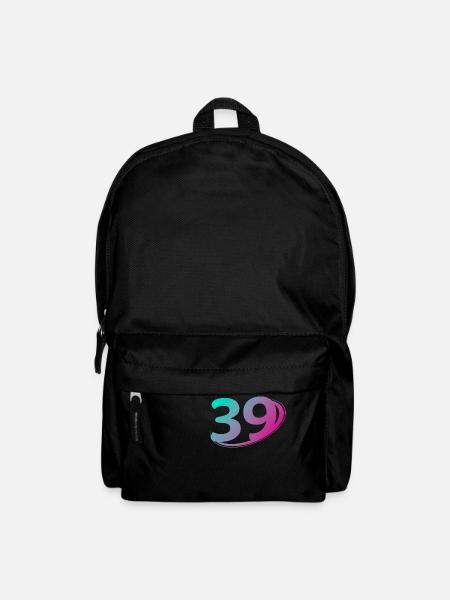 Number 39 multicolor - Backpack - black