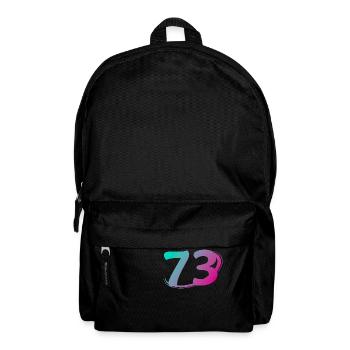 Numéro 73 multicolore - Sac à dos - noir - Devant