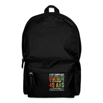 49 ans Cadeau Anniversaire 49 ans Drôle - Sac à dos - noir - Devant