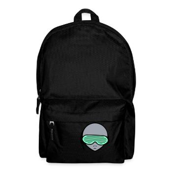 DJ Alien Alien Head Face Party Music - Backpack - black - Front