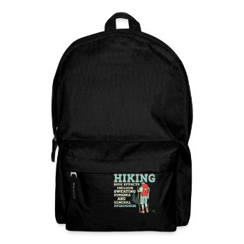 Hiking Side Effects Include Sweating Mountain Hike - Backpack - black - Front