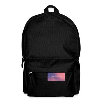 & she finally chose herself - Rucksack - Schwarz - Vorne