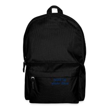 Neuer Tag - Gleicher Scheiss - Scheiß - Rucksack - Schwarz - Vorne