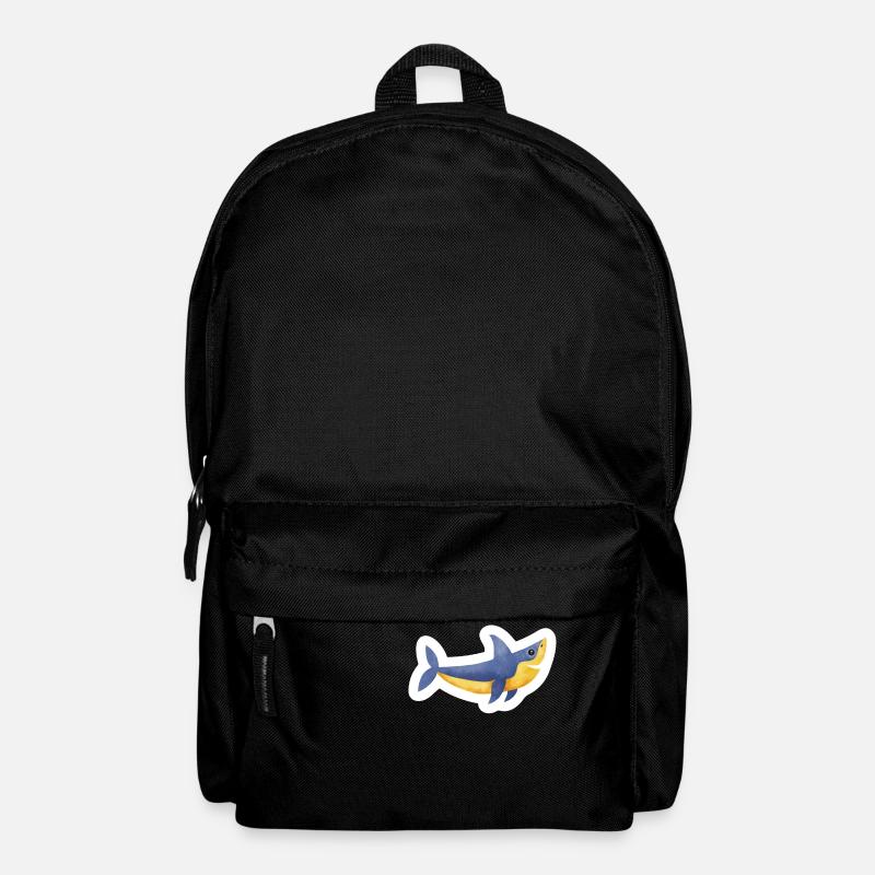 Shark Drawing - Backpack - black