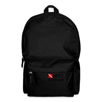 Plongée - Barbade - Plongeurs - Plongée - Antilles - Sac à dos - noir - Devant