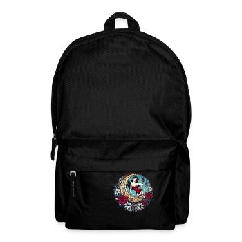 Weihnachts-Pinup - Rucksack - Schwarz - Vorne