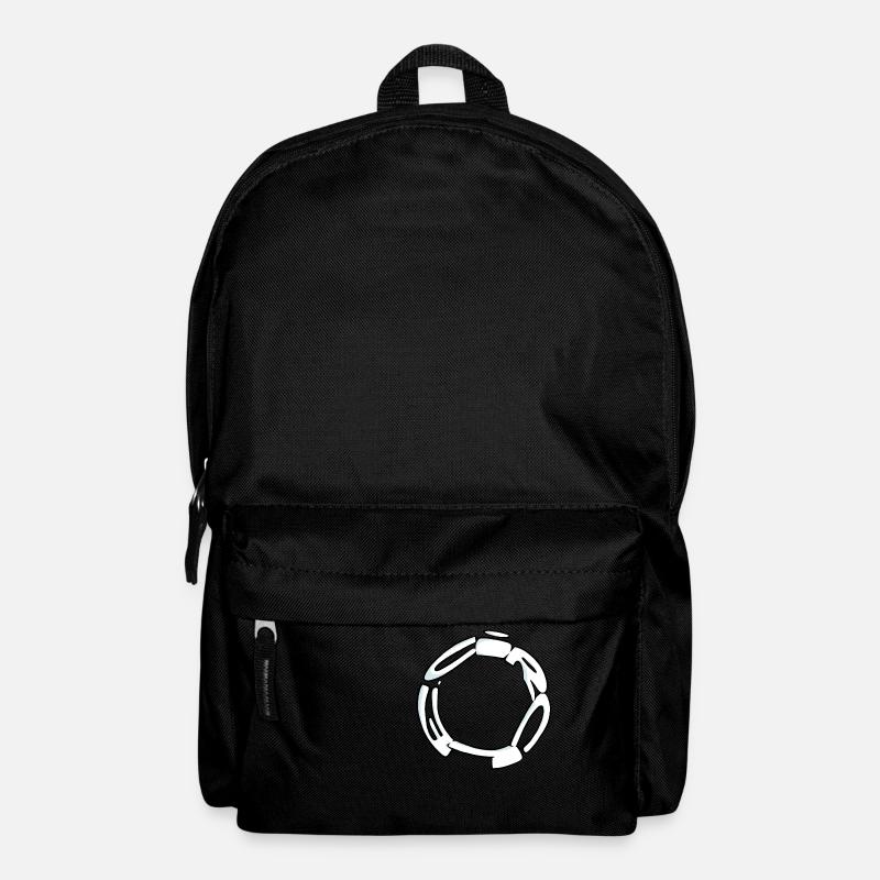 Cercle Graff (noir et blanc) - Sac à dos - noir