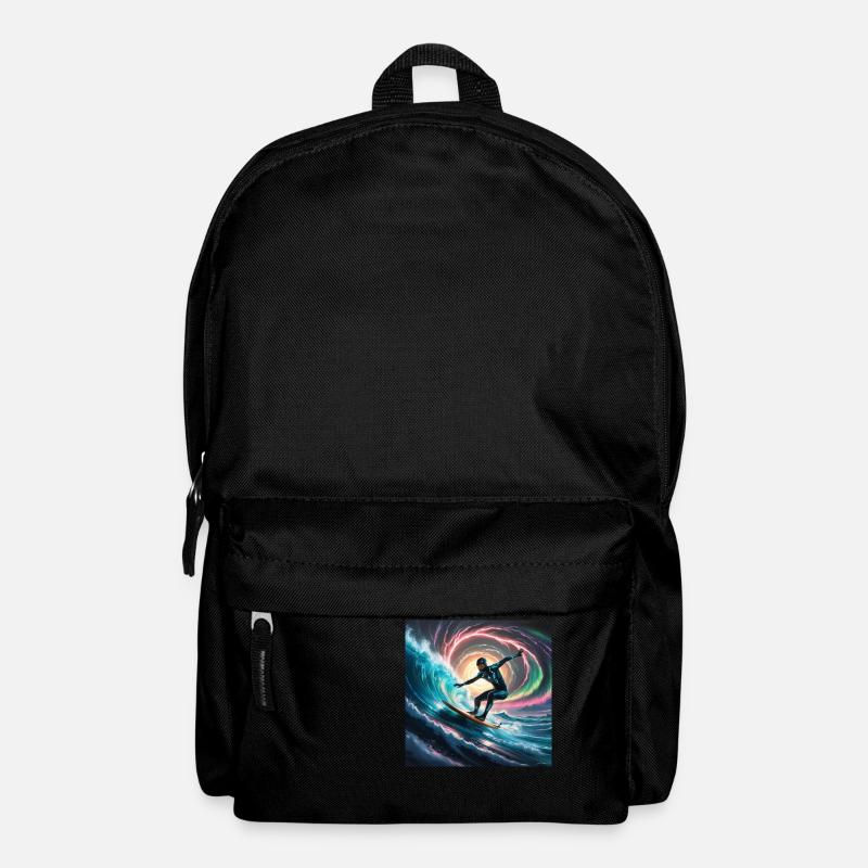 Pulsar Surfer – Ein Sci-Fi-Abenteuer auf kosmische - Rucksack - Schwarz