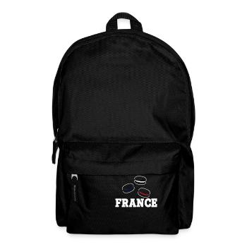 FRANKREICH Flagge und Emblem von Frankreich. Ertragen - Rucksack - Schwarz - Vorne
