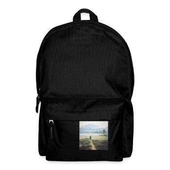 I need adventure - Backpack - black - Front