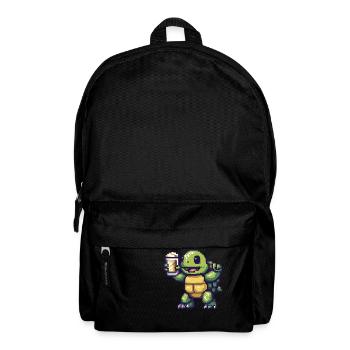 Turtle Beer Pixel - Backpack - black - Front