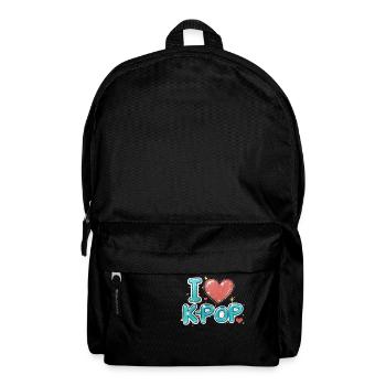 Ich liebe K-Pop - Rucksack - Schwarz - Vorne