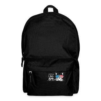 I'm Not 60, I Am 59 Plus 1 Middle Finger Cat Flip - Backpack - black - Front