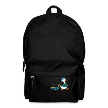 Goes To School Kinda Hard - Backpack - black - Front