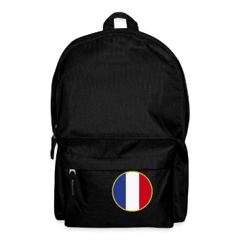 I Love France Elegance Style Design T-Shirt - Backpack - black - Front