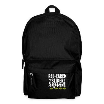 Tortue de compagnie reptile Slider Squad à oreilles rouges - Sac à dos - noir - Devant
