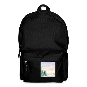 Winter Wonderland Snowy Landscape - Backpack - black - Front