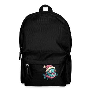 Piranha Fish Christmas - Backpack - black - Front