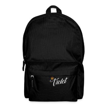 Violet Nom pour les femmes Enfants Tout-petits - Violet - Sac à dos - noir - Devant