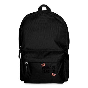 Grundschullehrer Retro gewellte Schmetterlinge - Rucksack - Schwarz - Vorne