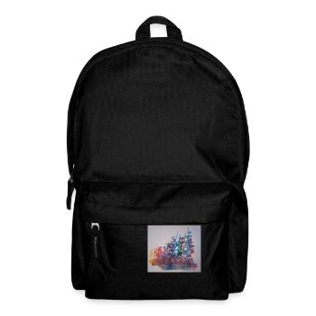 Wald - Rucksack - Schwarz - Vorne