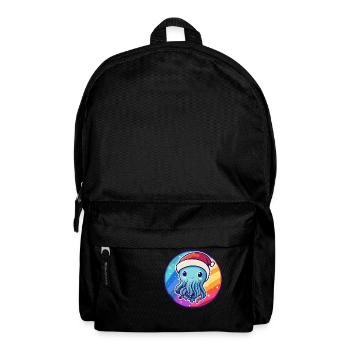 Jellyfish Christmas Christmas - Backpack - black - Front