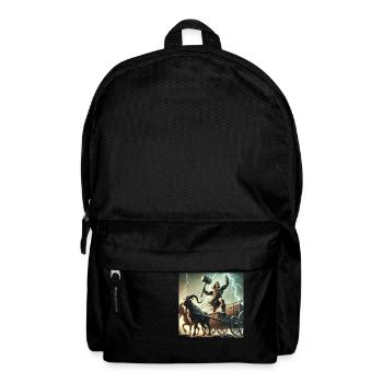 Thor, Wikinger und germanischer Gott - Rucksack - Schwarz - Vorne