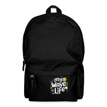 My wave life - Sac à dos - noir - Devant