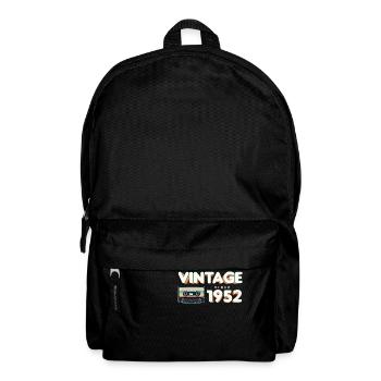 Classique et vintage 1952 Musique nostalgique amusante - Sac à dos - noir - Devant