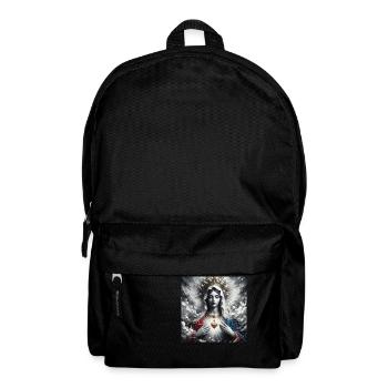 Stechpalme Maria Maria Madonna Mariana Jungfrau Maria Heilig - Rucksack - Schwarz - Vorne