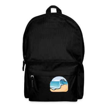 Plage de sable - Sac à dos - noir - Devant