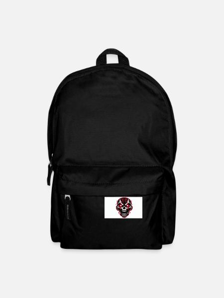 Crâne animé - Sac à dos - noir