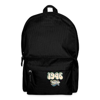 1946 retro idée cadeau - Sac à dos - noir - Devant