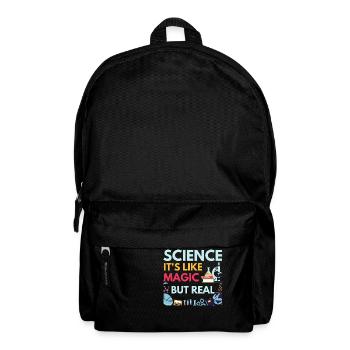 science it's like magic but real - Backpack - black - Front