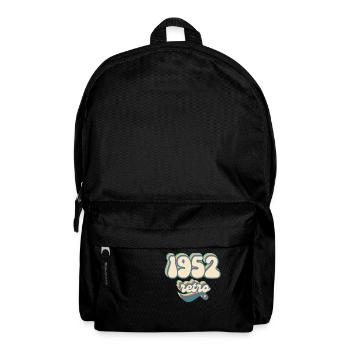 1952 Retro Geschenkidee - Rucksack - Schwarz - Vorne