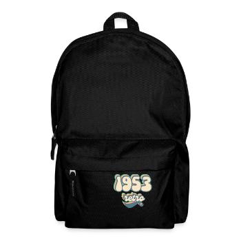 1953 Retro Geschenkidee - Rucksack - Schwarz - Vorne