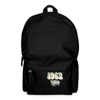 1962 Retro Geschenkidee - Rucksack - Schwarz - Vorne
